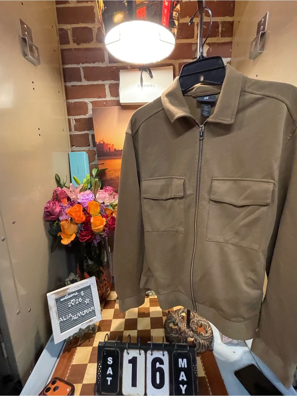 H&M jacket with chest pockets.